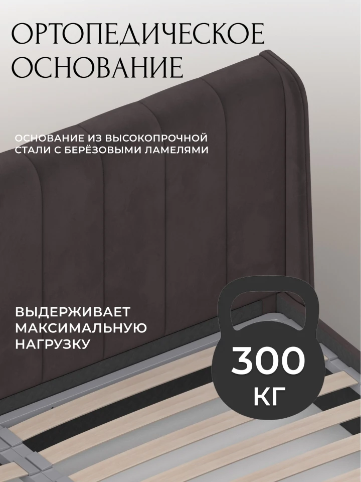 Кровать двуспальная Лига-136 (200)
