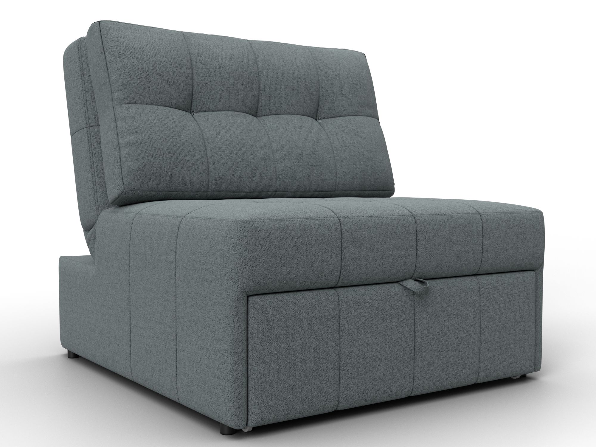 Кресло-кровать Лига-107 (80) (амур 07 серый)