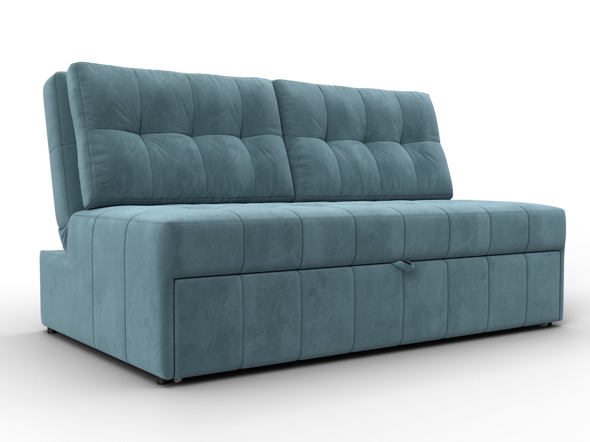 Диван прямой Лига-107 (140) (seven 113 бирюзовый)