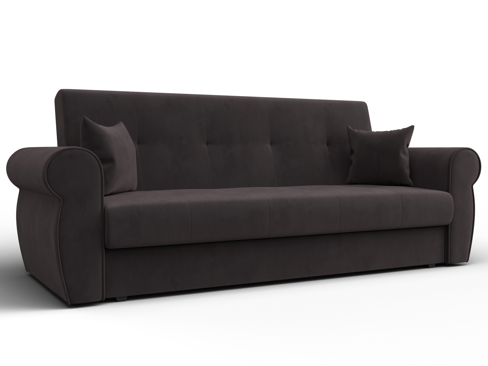 Диван-книжка Лига-019 (коричневый)