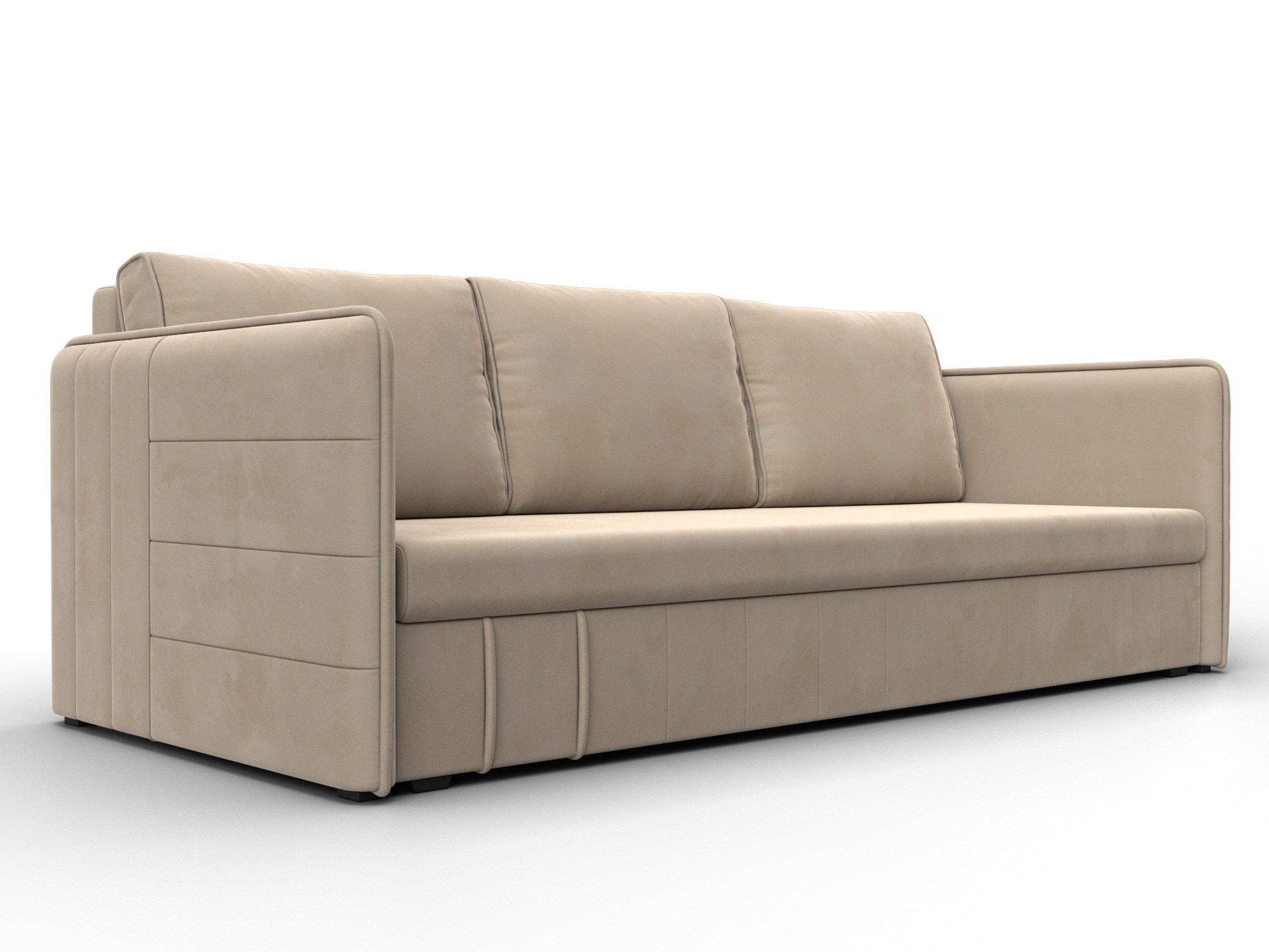 Диван прямой Слим (бежевый) Диван прямой Слим (бежевый)