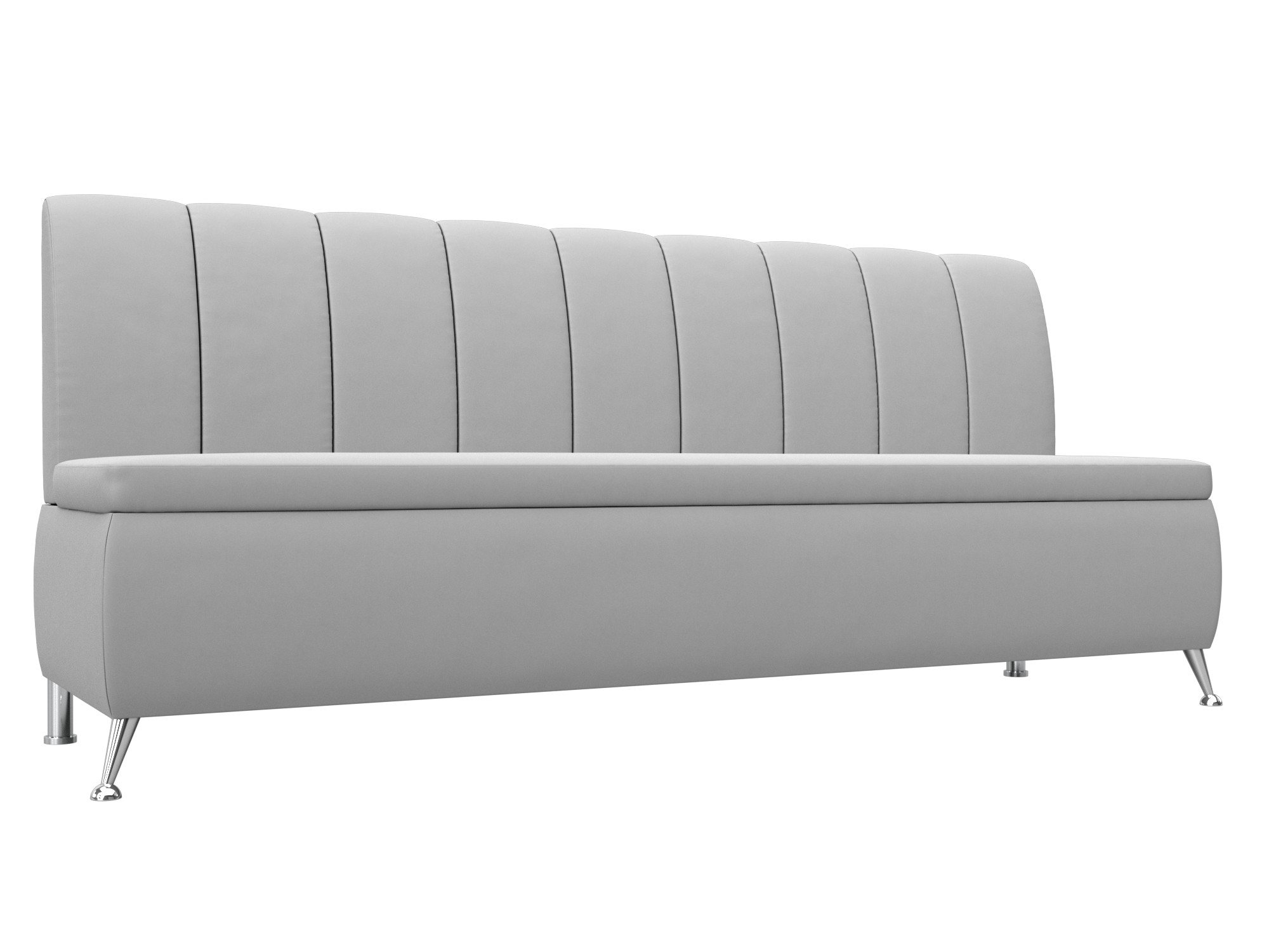 Диван кухонный прямой Кантри (белый)