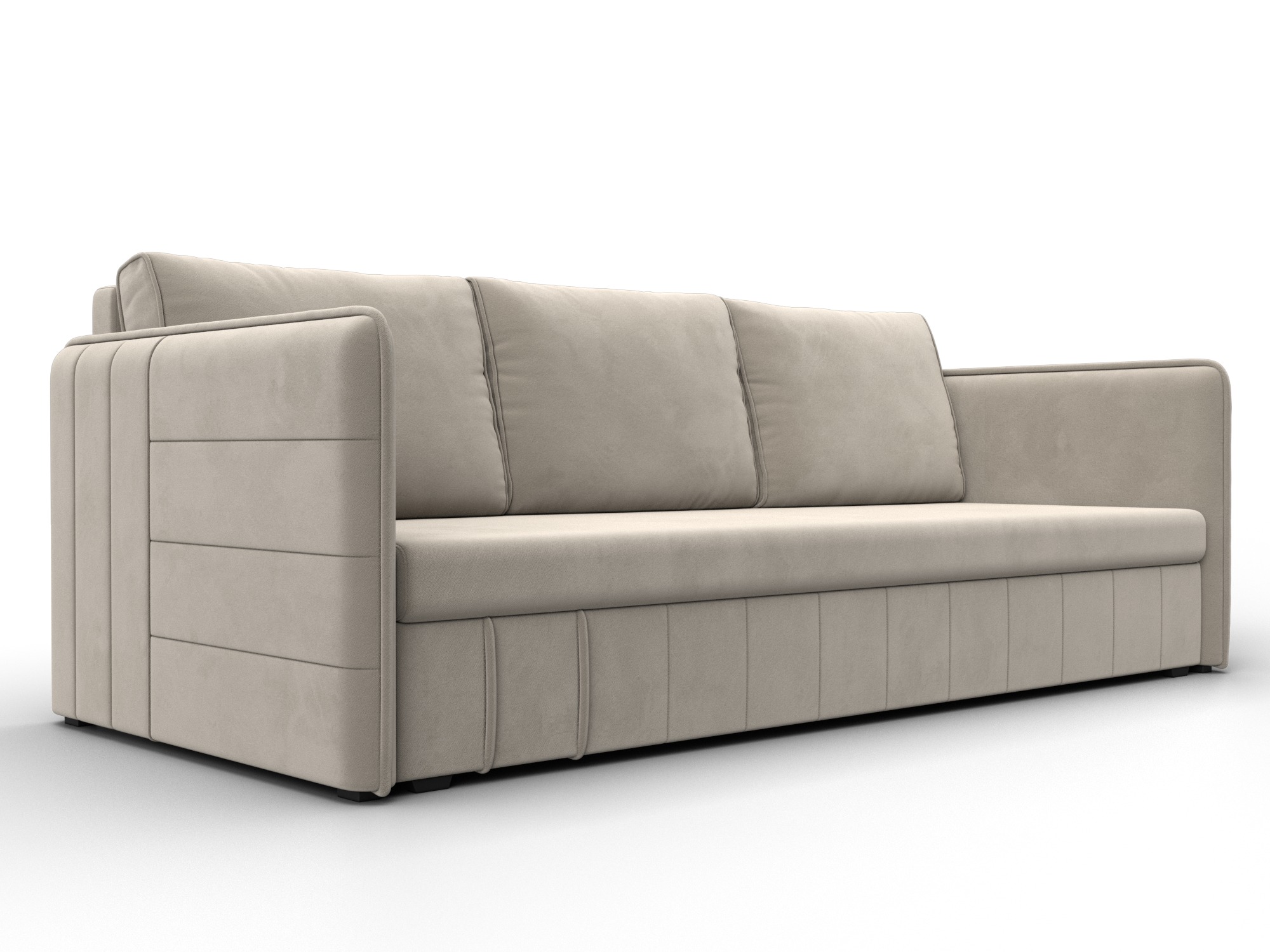 Диван прямой Слим (бежевый) Диван прямой Слим (бежевый)