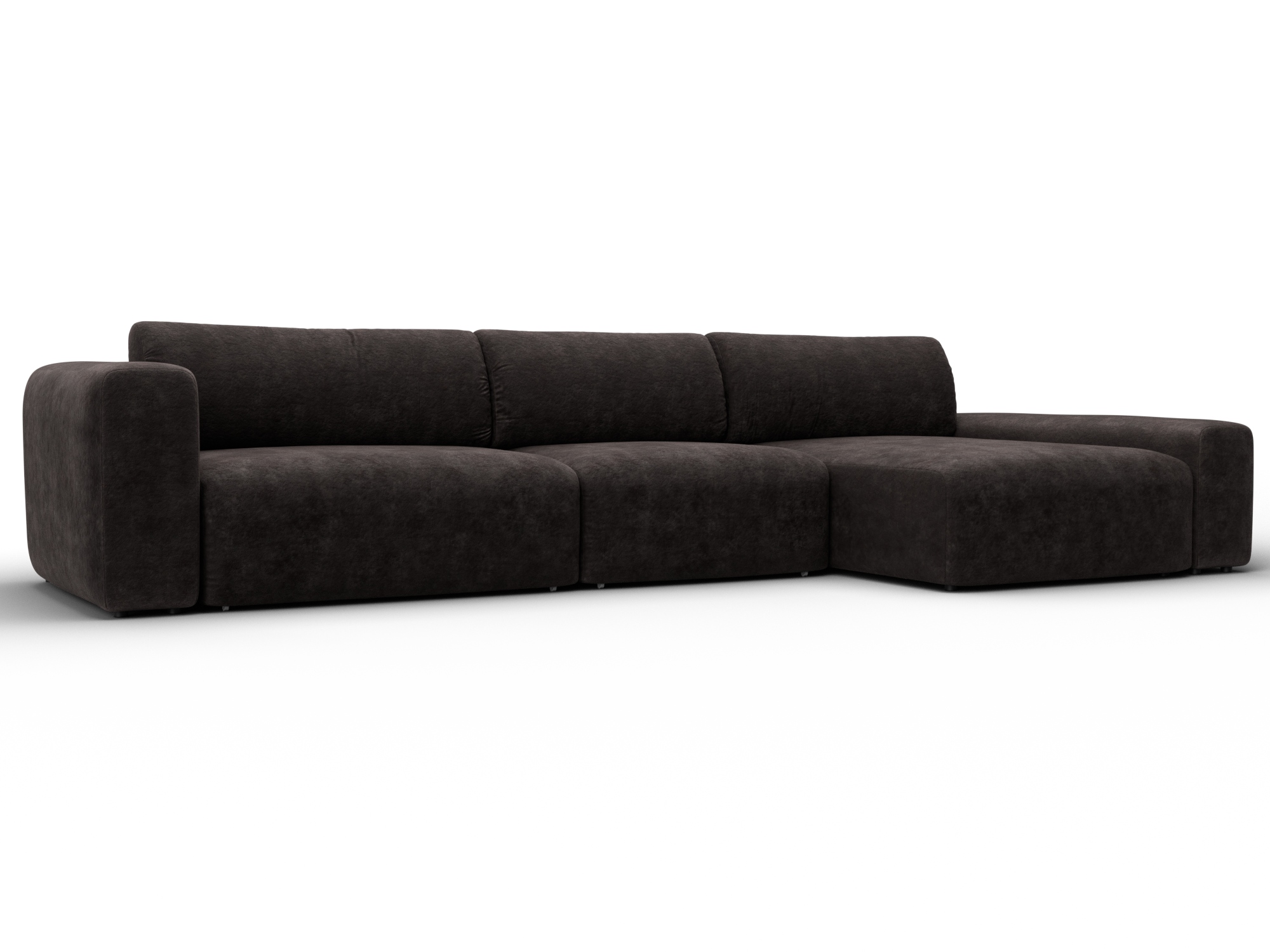 Диван угловой Лига-066 НПБ Лонг угол правый фото в интернет-магазине Лига Диванов