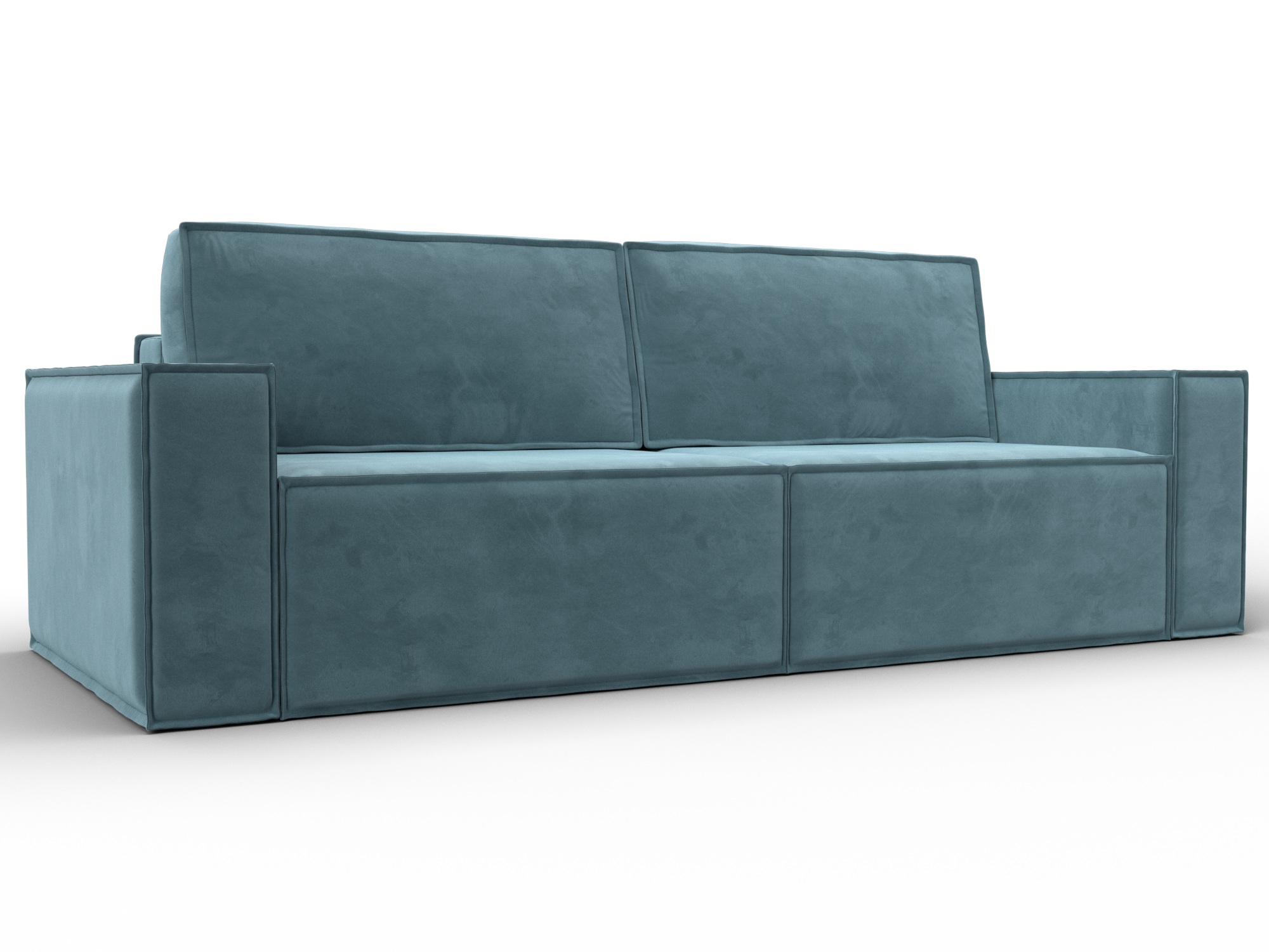 Диван прямой Куба (бирюзовый)