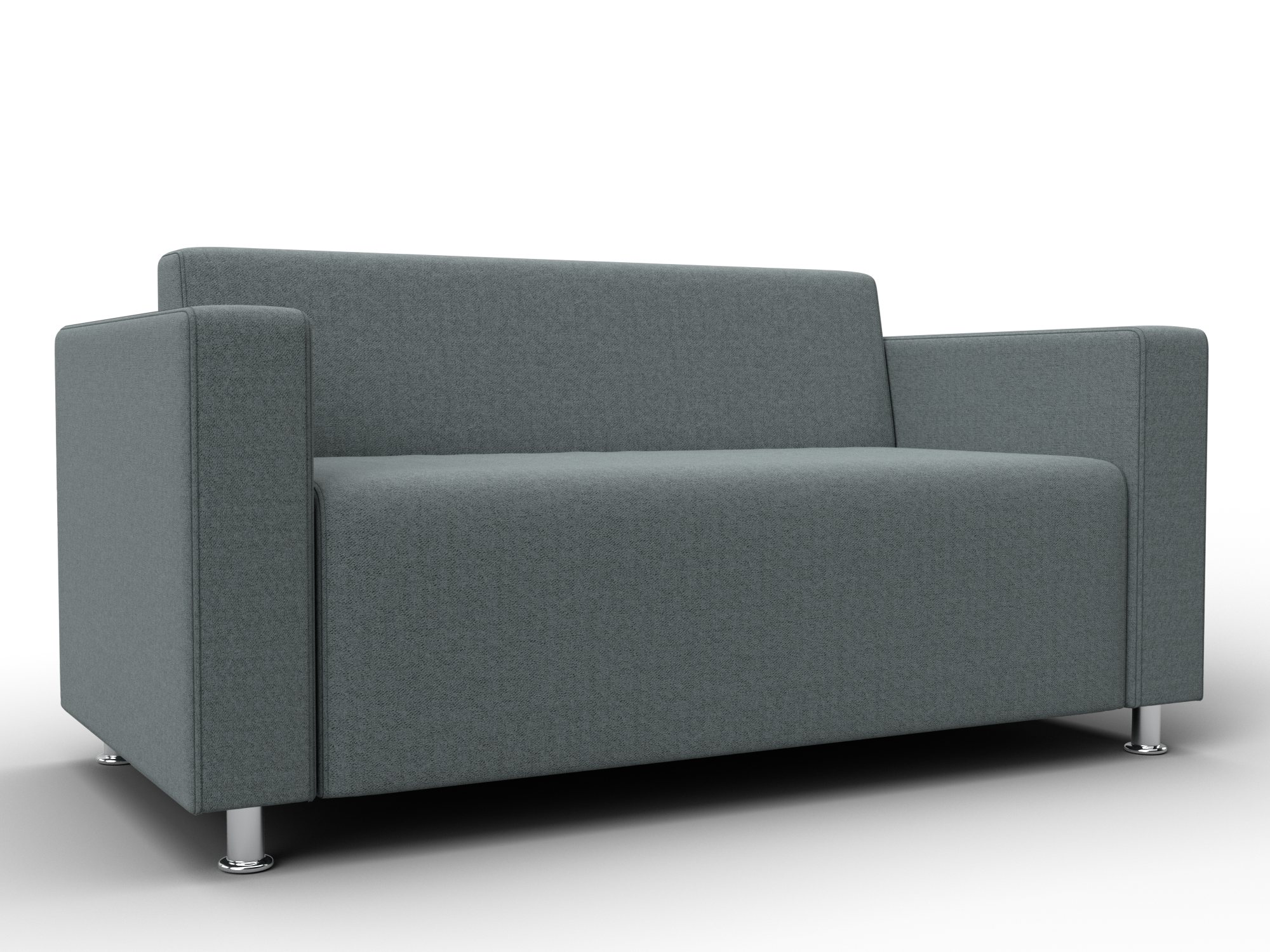 Диван прямой Лига-093 ВН (амур 07 серый)