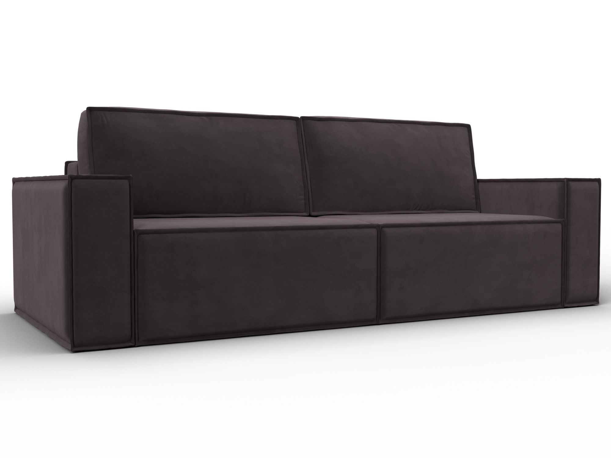 Диван прямой Куба (коричневый)