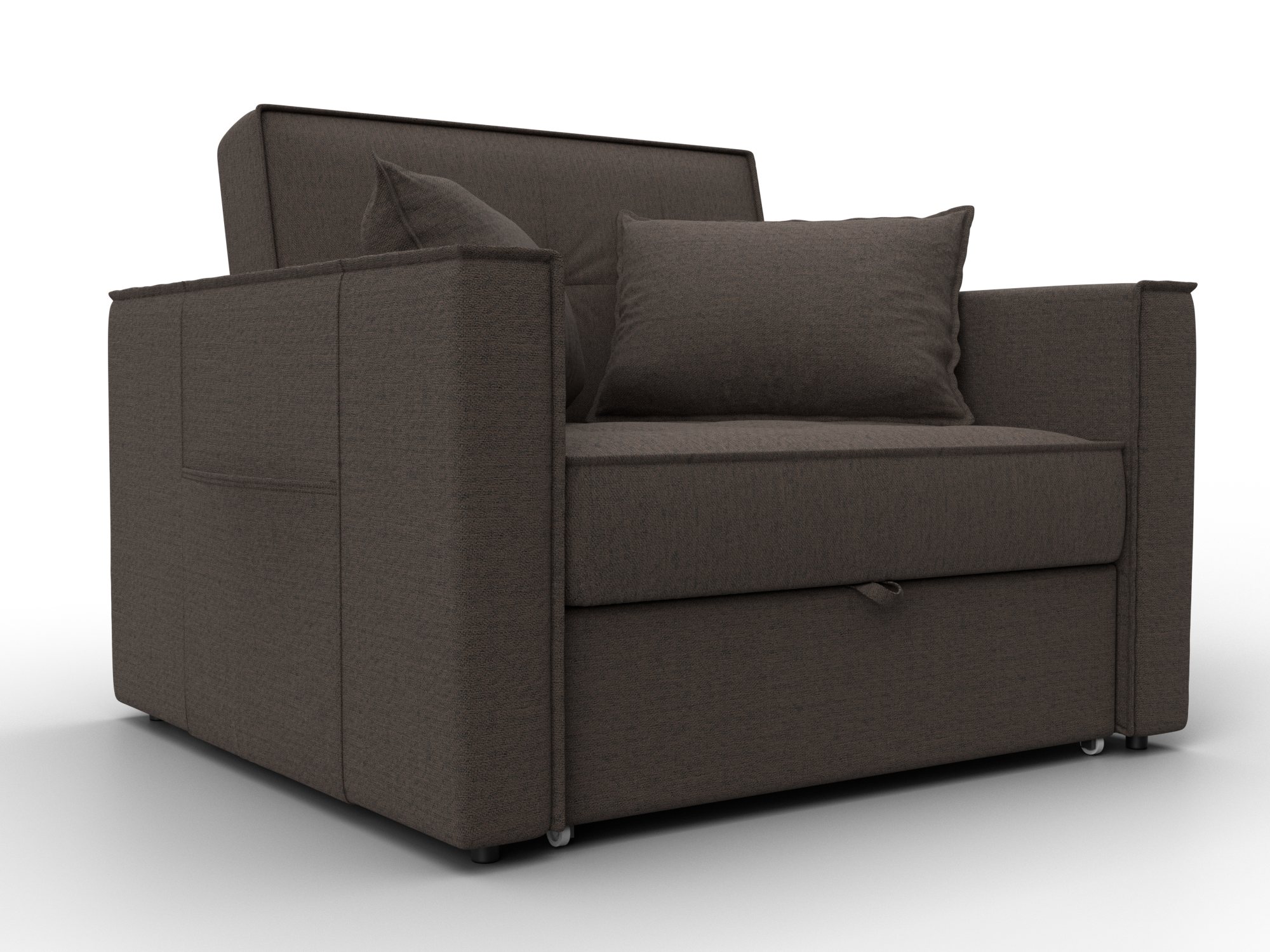 Кресло-кровать Лига-104 (80) (амур 05 коричневый)