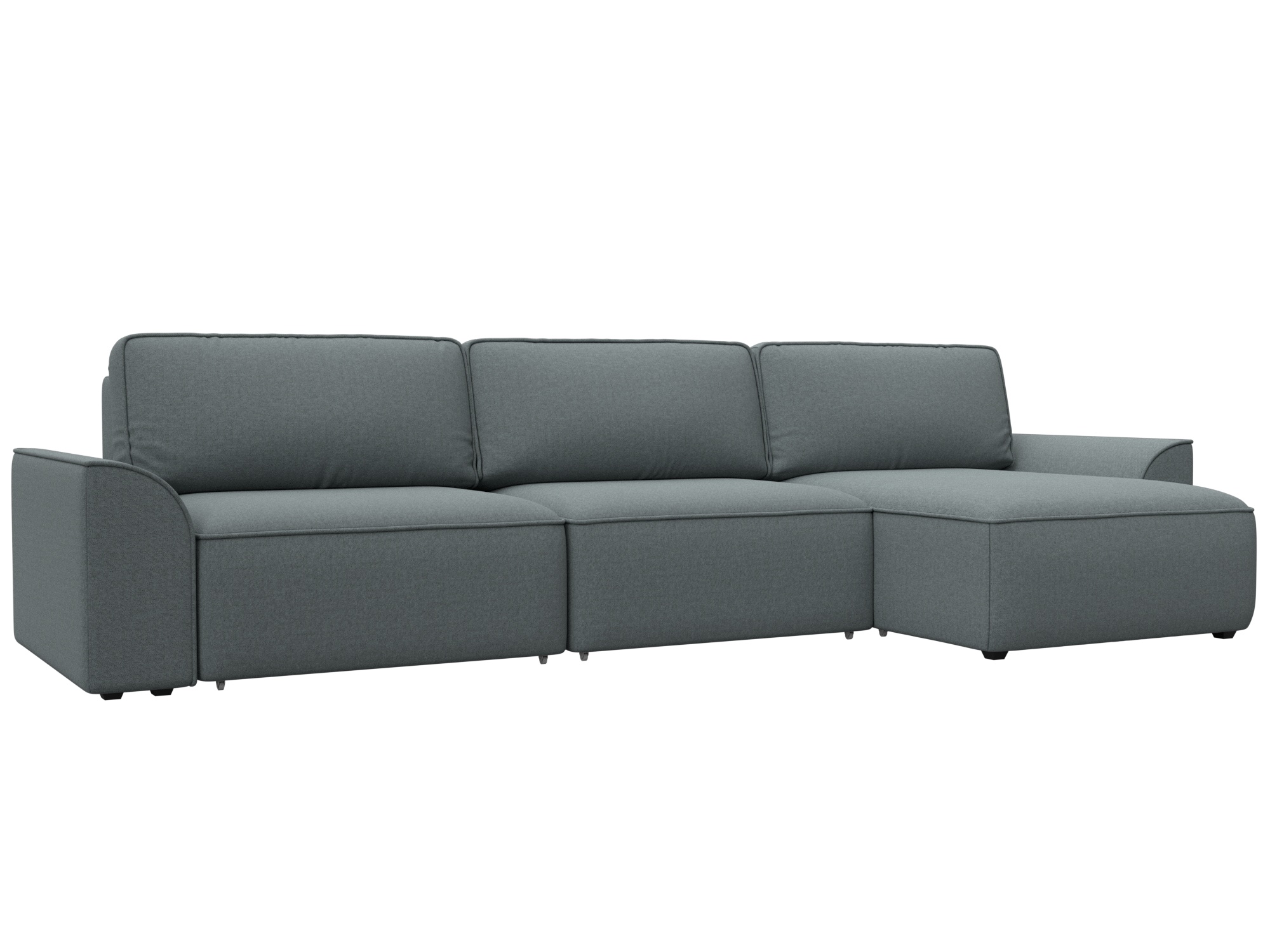 Диван угловой Лига-048 НПБ лонг (амур 07 серый) Диван угловой Лига-048 НПБ лонг (амур 07 серый)