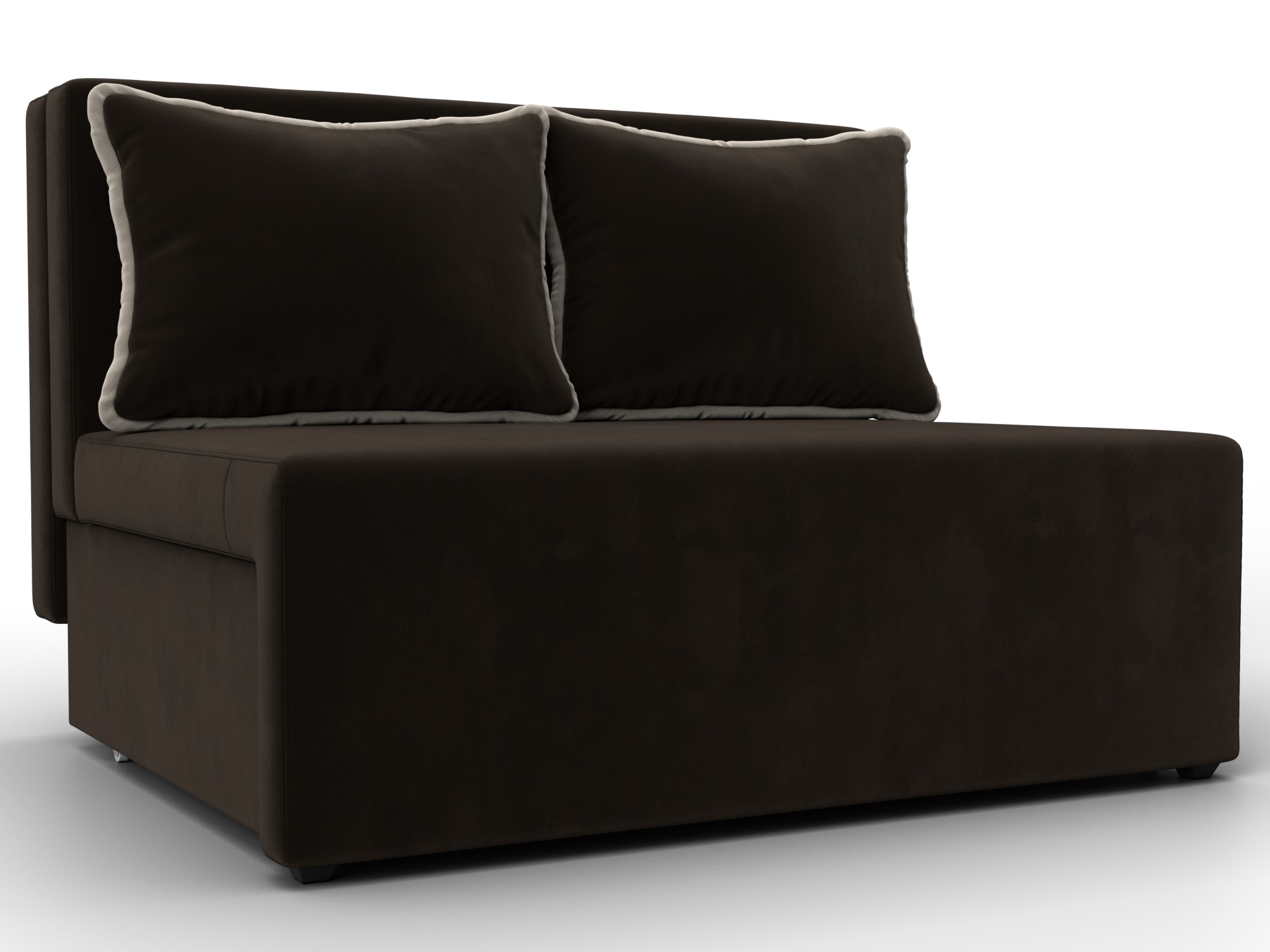 Диван прямой Лагуна (коричневый;бежевый)