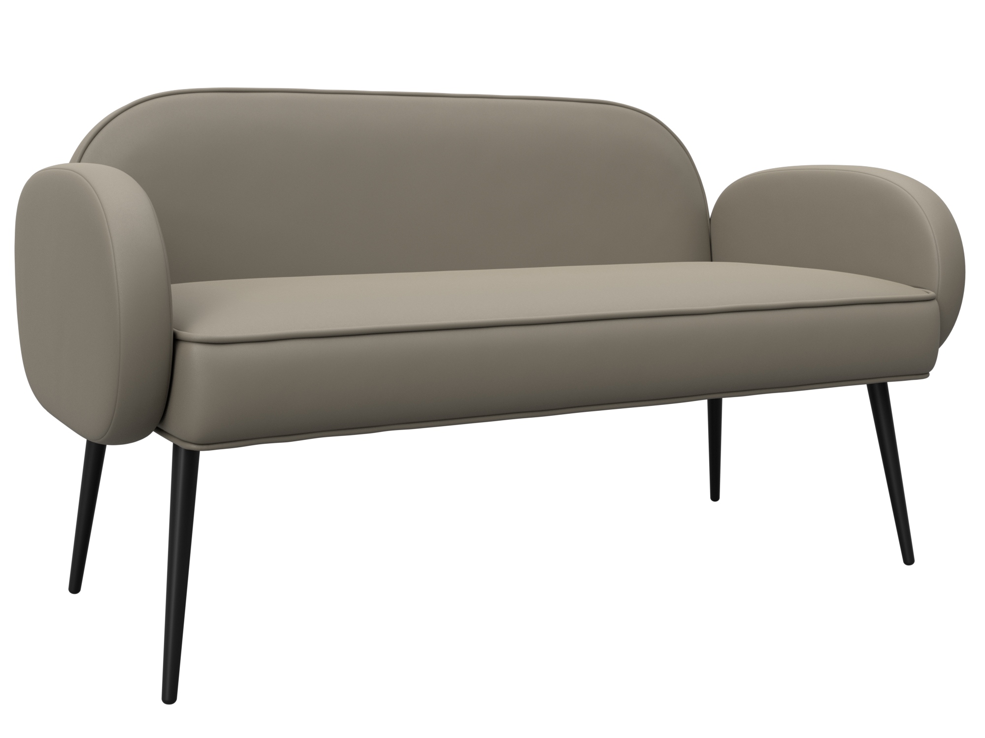 Диван прямой Лига-086 (экокожа grifon 04 бежевый)