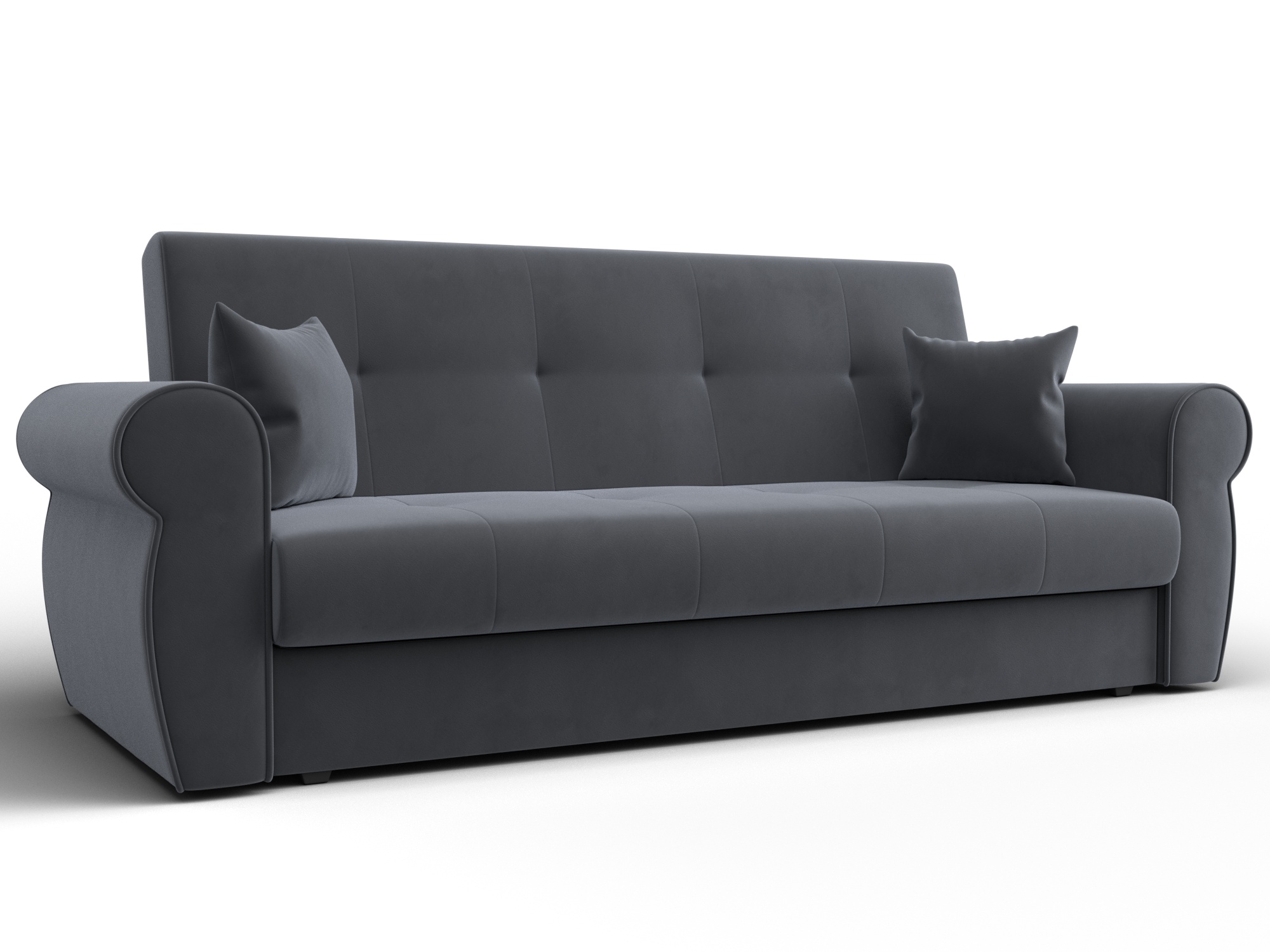 Диван-книжка Лига-019 (серый)