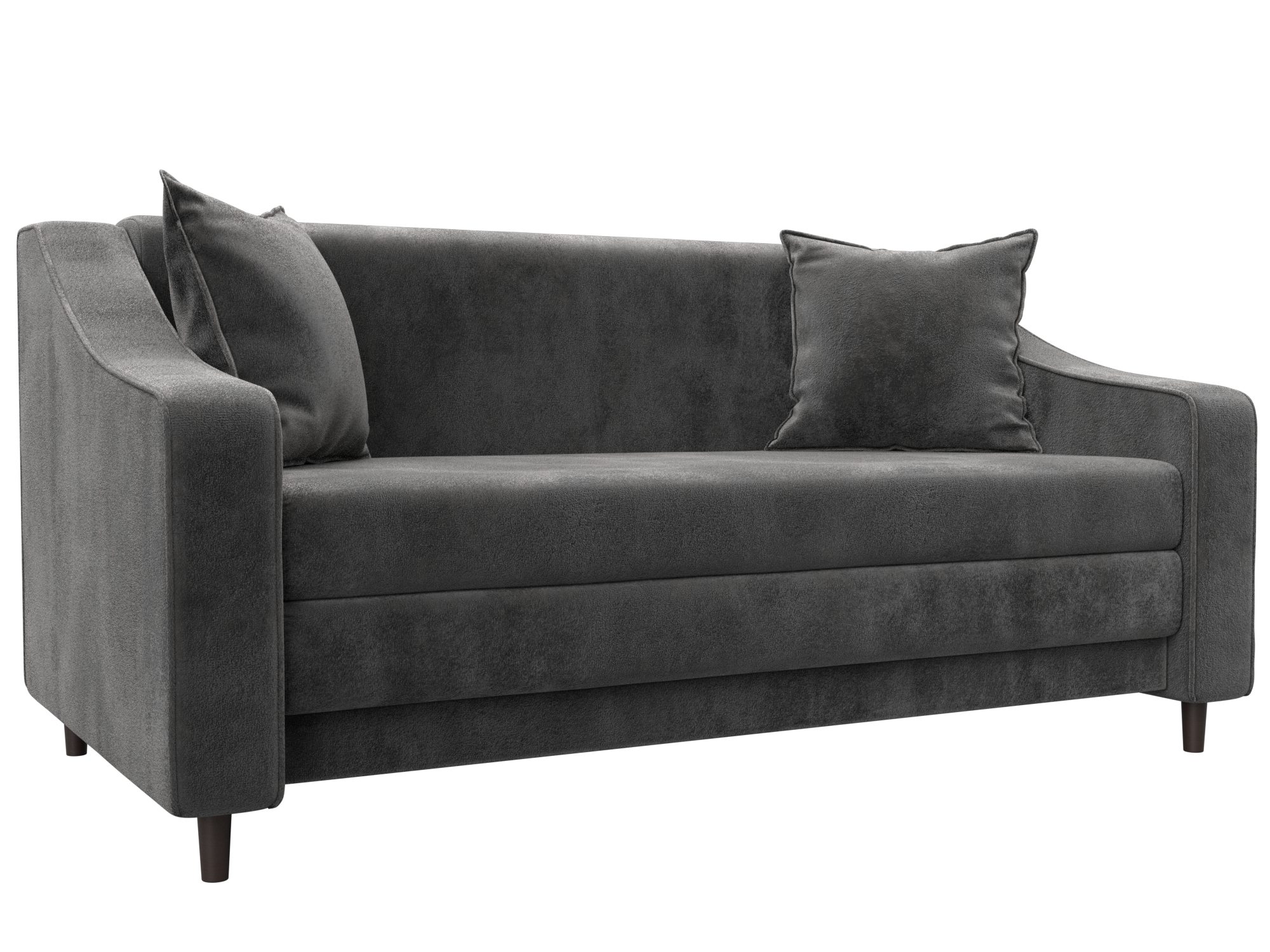 Диван прямой Лига-071 (tower 10 серый)