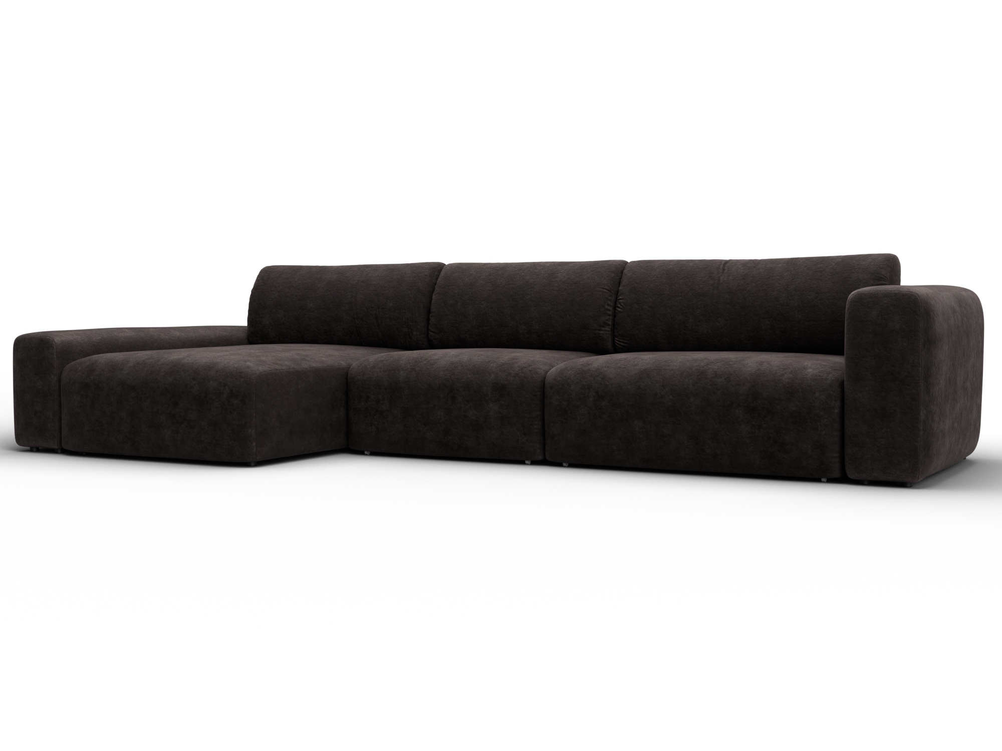 Диван угловой Лига-066 НПБ Лонг угол левый фото в интернет-магазине Лига Диванов