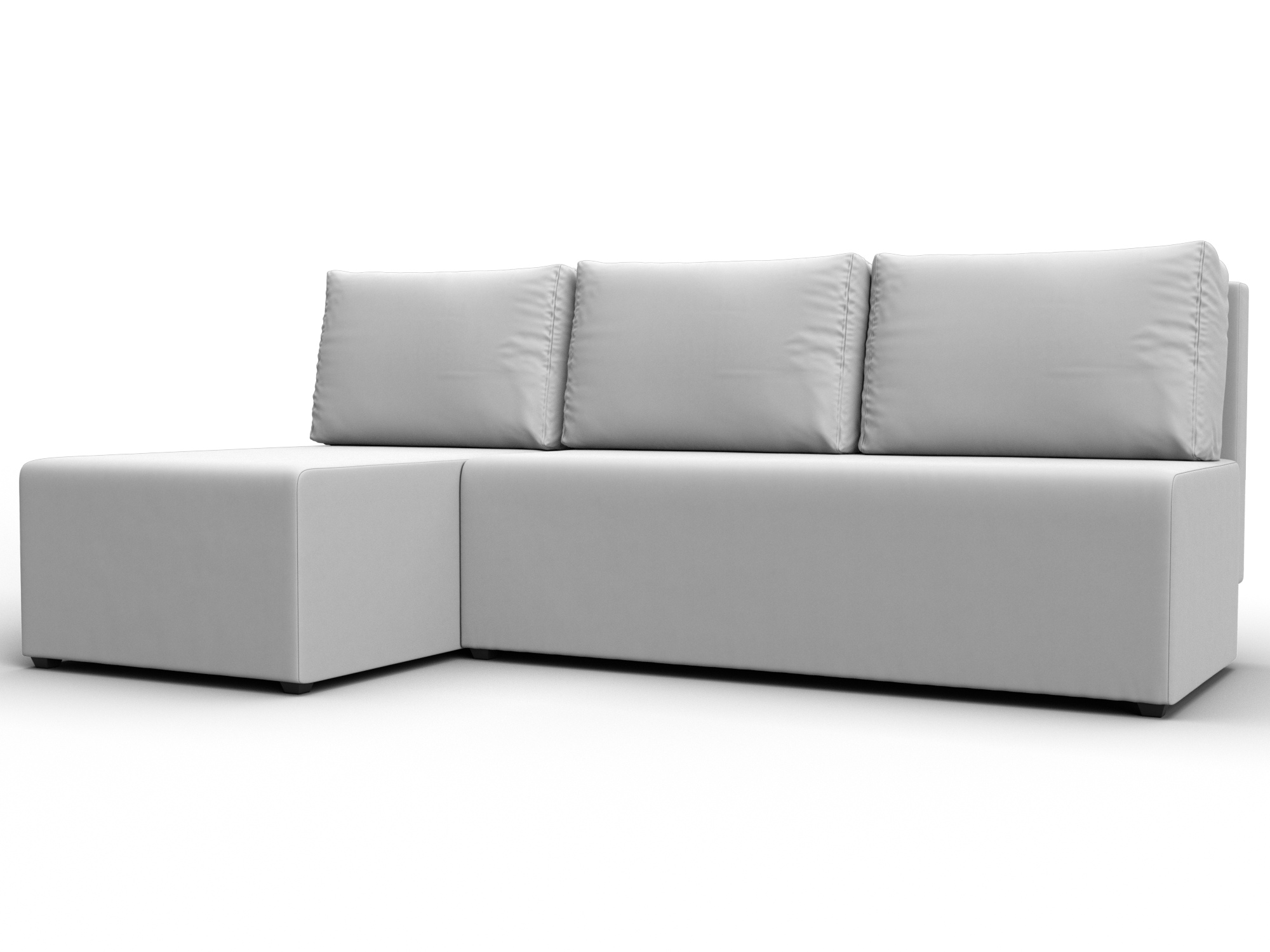 Диван угловой Поло левый угол (белый)