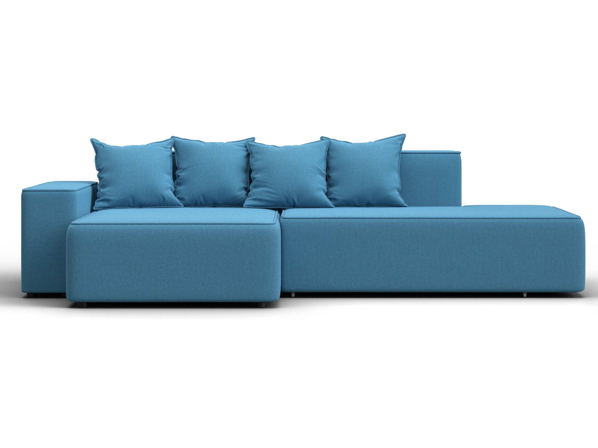 Диван угловой Лига-079 угол левый (амур 10 голубой) Диван угловой Лига-079 угол левый (амур 10 голубой)