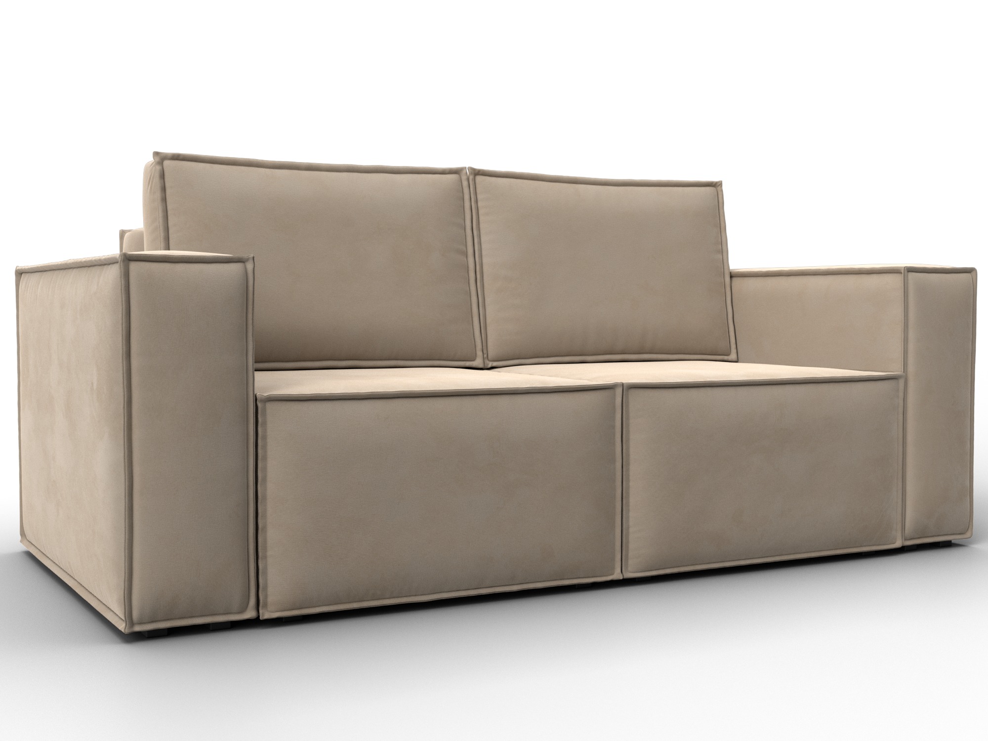 Диван прямой Куба мини (бежевый) Диван прямой Куба мини (бежевый)