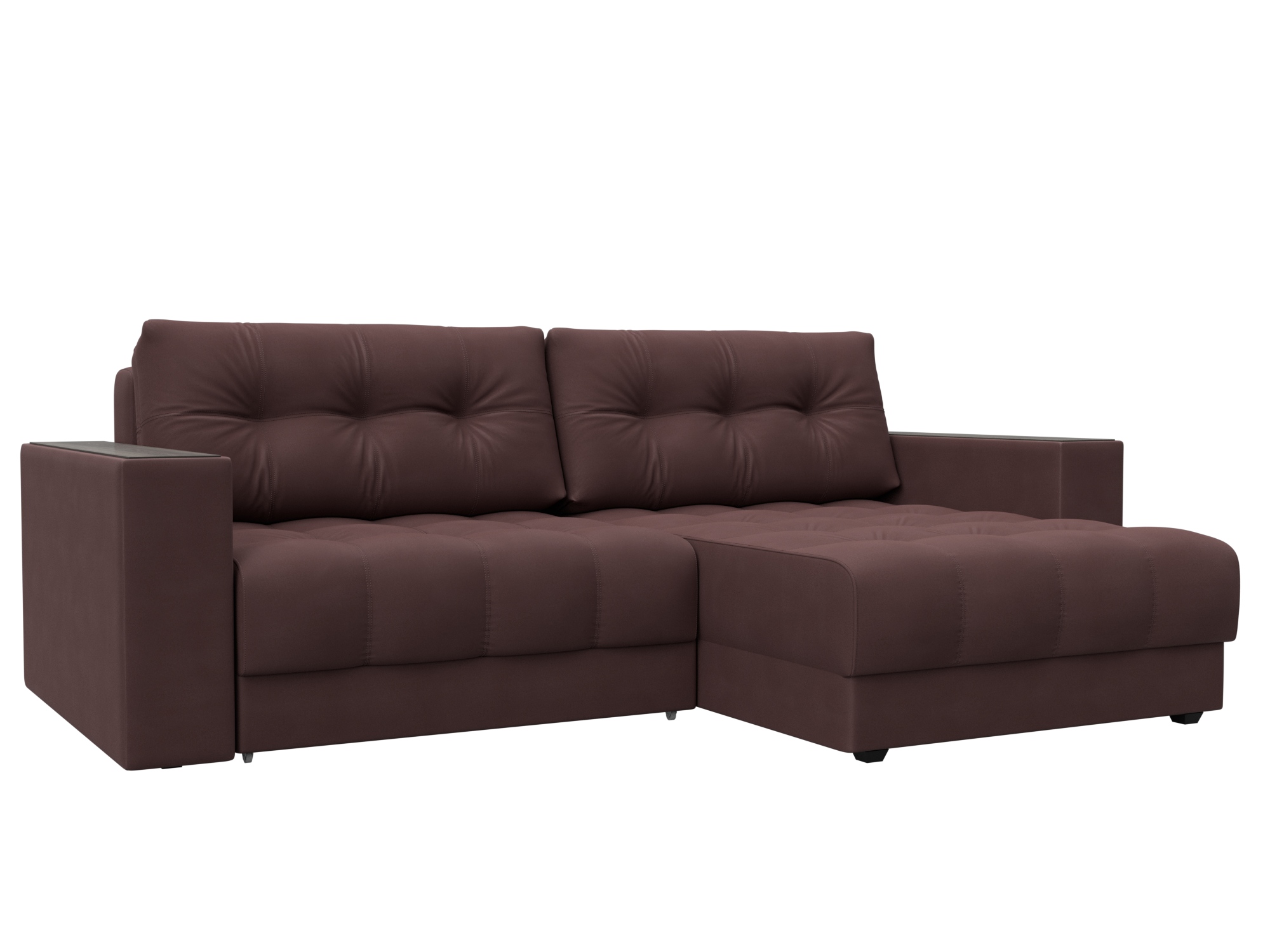 Диван угловой с декором Лига-049 НПБ (joly 09 бордовый) Диван угловой с декором Лига-049 НПБ (joly 09 бордовый)