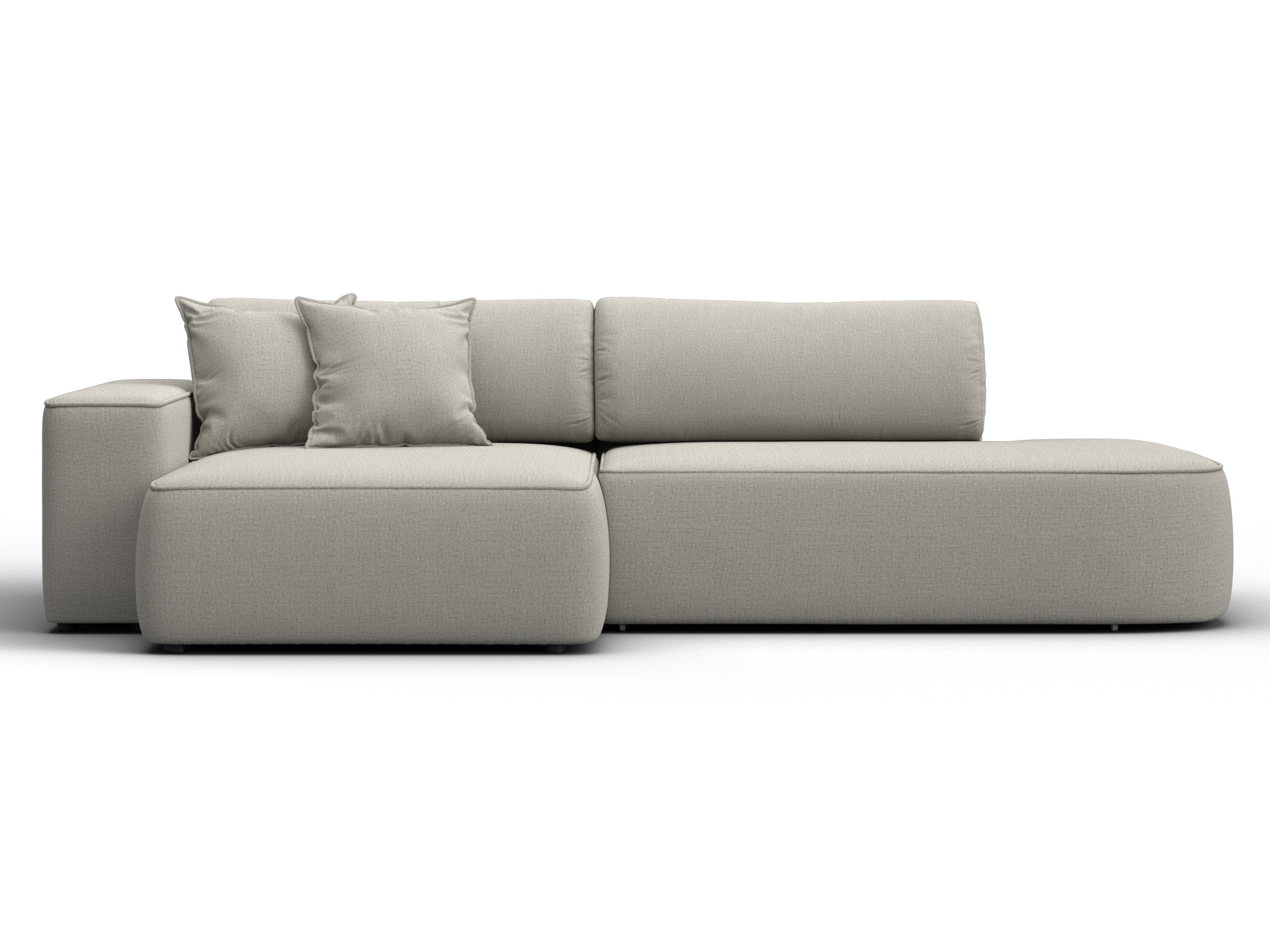 Диван угловой Лига-065 БП угол левый (амур 02 бежевый) Диван угловой Лига-065 БП угол левый (амур 02 бежевый)