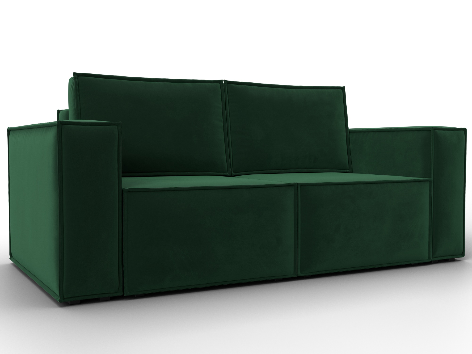 Диван прямой Куба мини (зеленый)