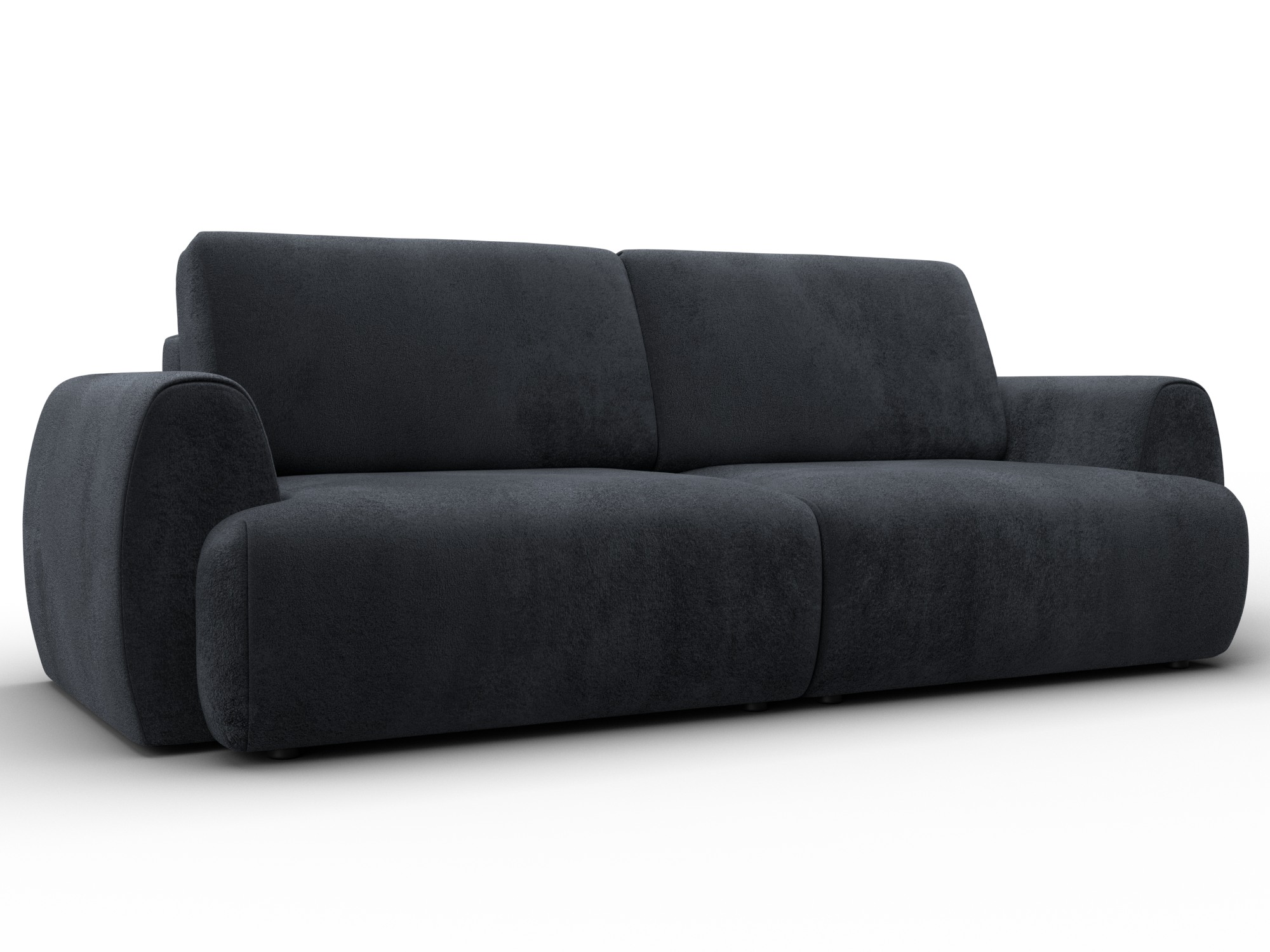 Диван прямой Лига-115 НПБ (tower 11 темно-серый)