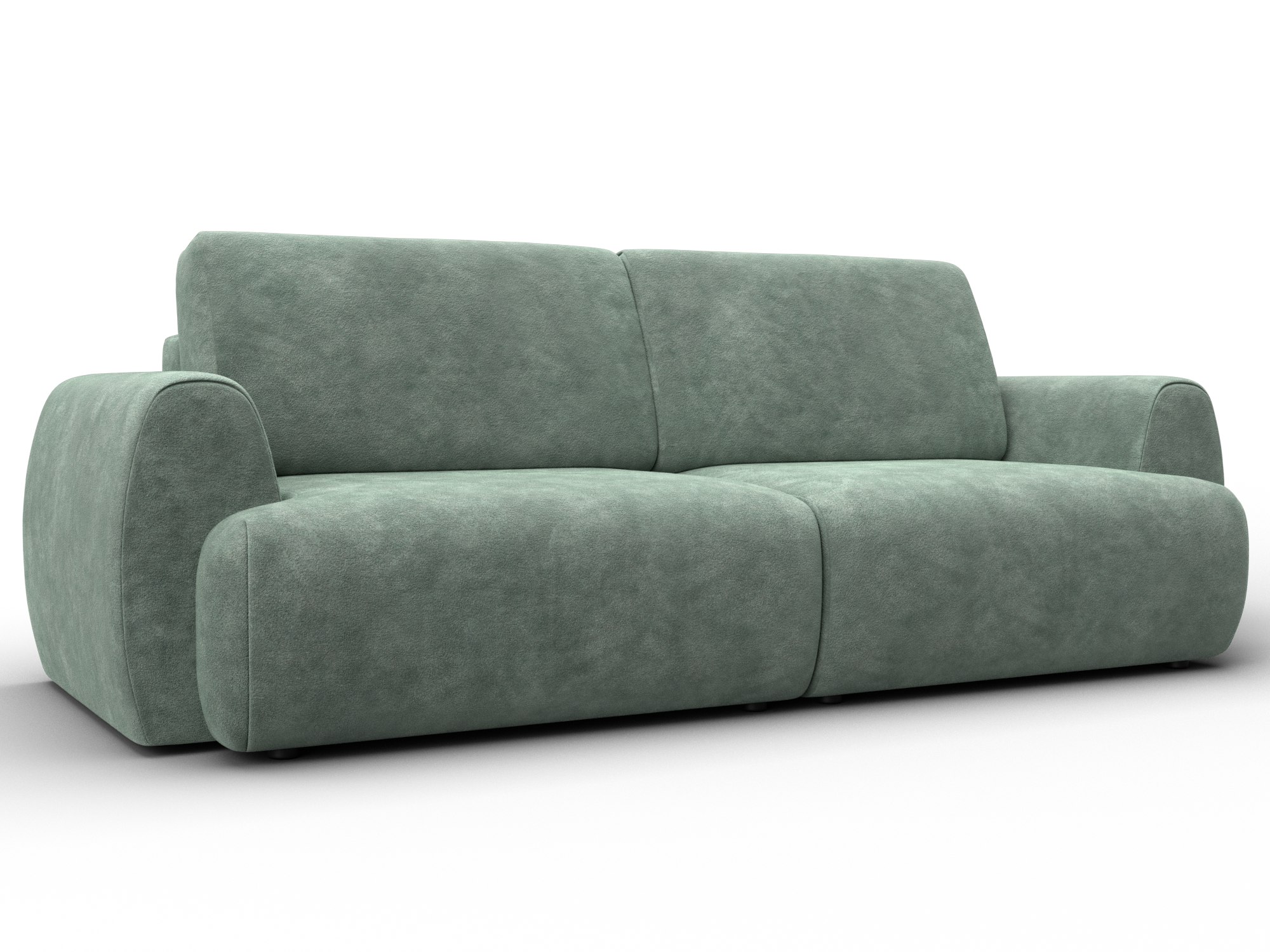 Диван прямой Лига-115 НПБ (brut 08 зеленый)