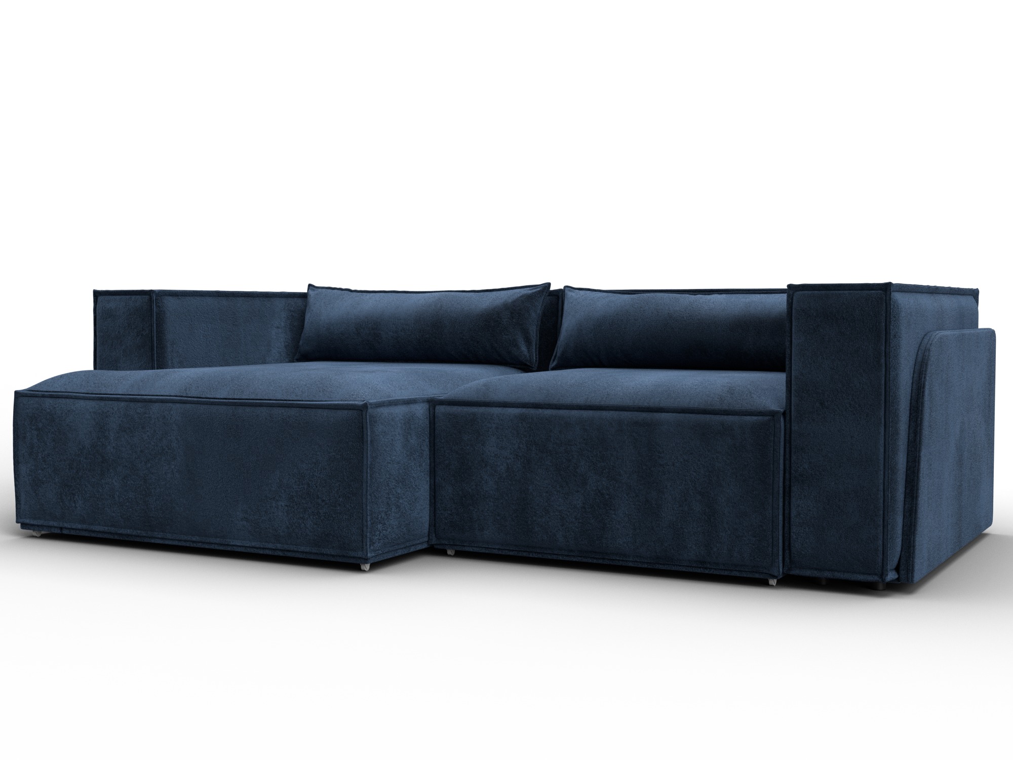 Диван угловой Лига-061 угол левый (tower 13 синий)