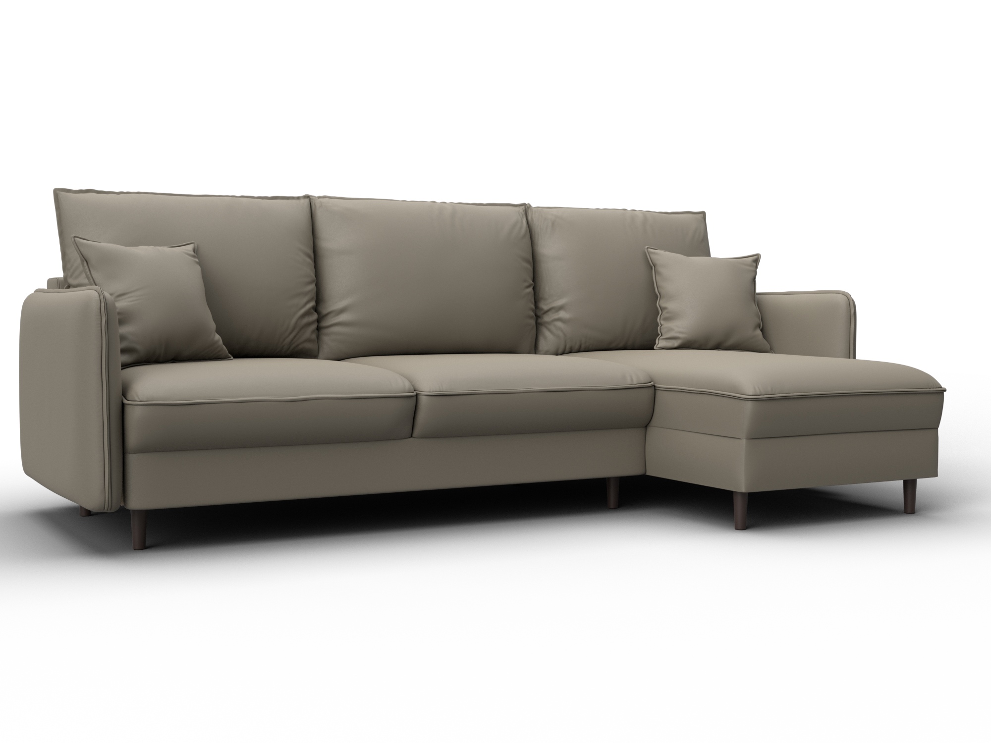 Диван угловой Лига-064 НПБ угол универсальный (grifon 04 бежевый)