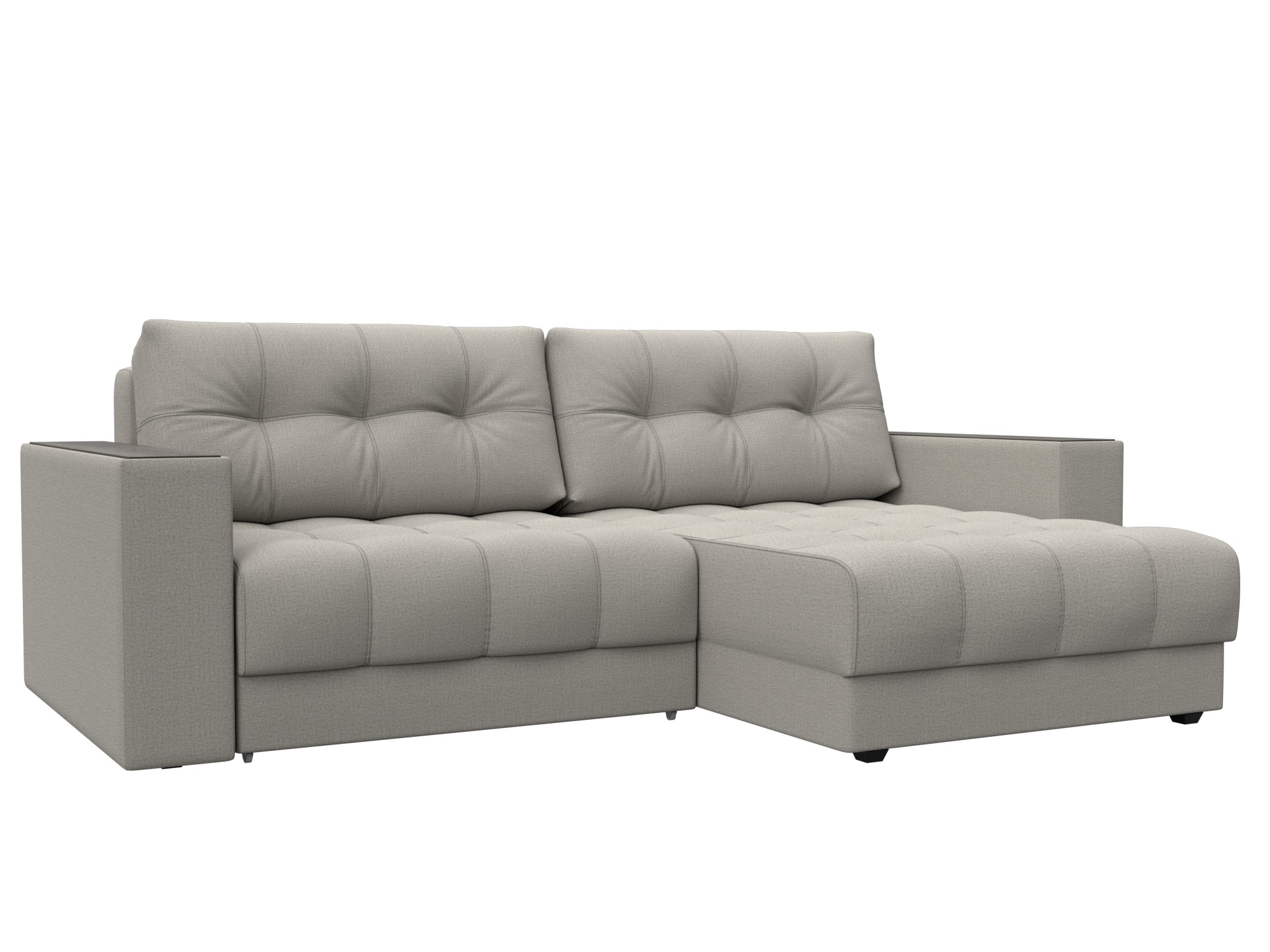 Диван угловой с декором Лига-049 НПБ (амур 02 бежевый) Диван угловой с декором Лига-049 НПБ (амур 02 бежевый)