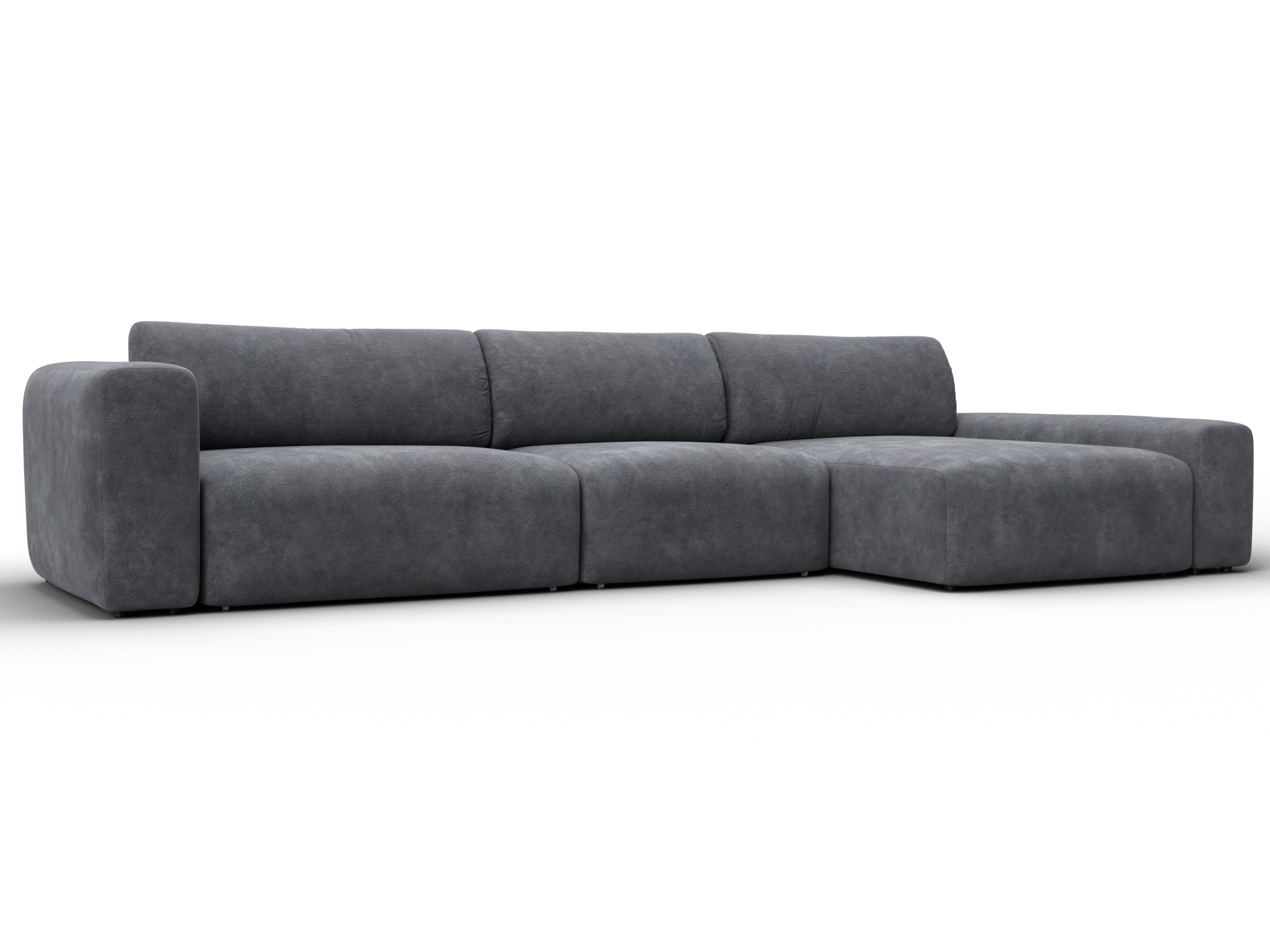 Диван угловой Лига-066 НПБ Лонг угол правый фото в интернет-магазине Лига Диванов