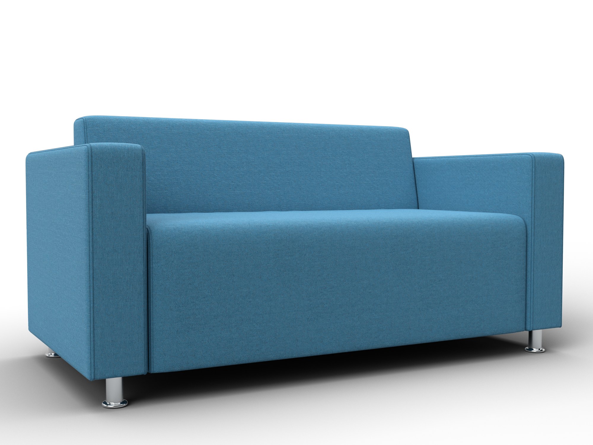 Диван прямой Лига-093 ВН (амур 10 голубой)