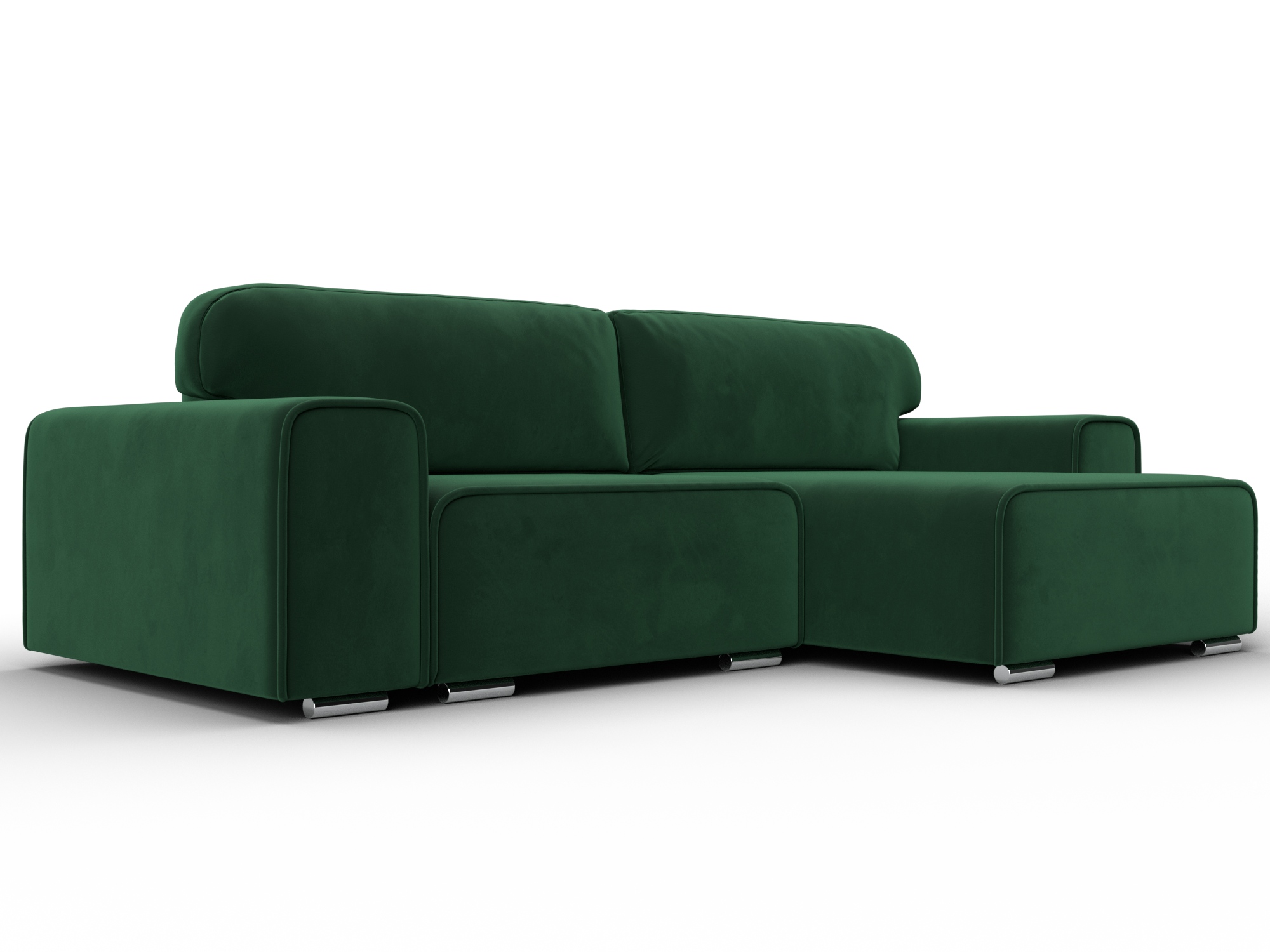 Диван угловой Лига-029 (зеленый)