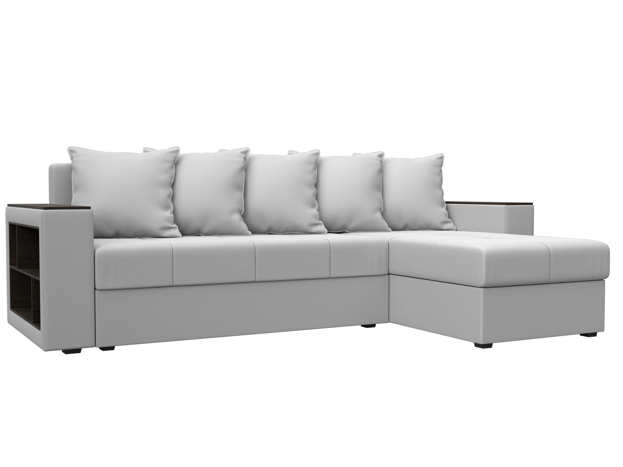 Диван угловой Дубай Лайт угол универсальный (белый)