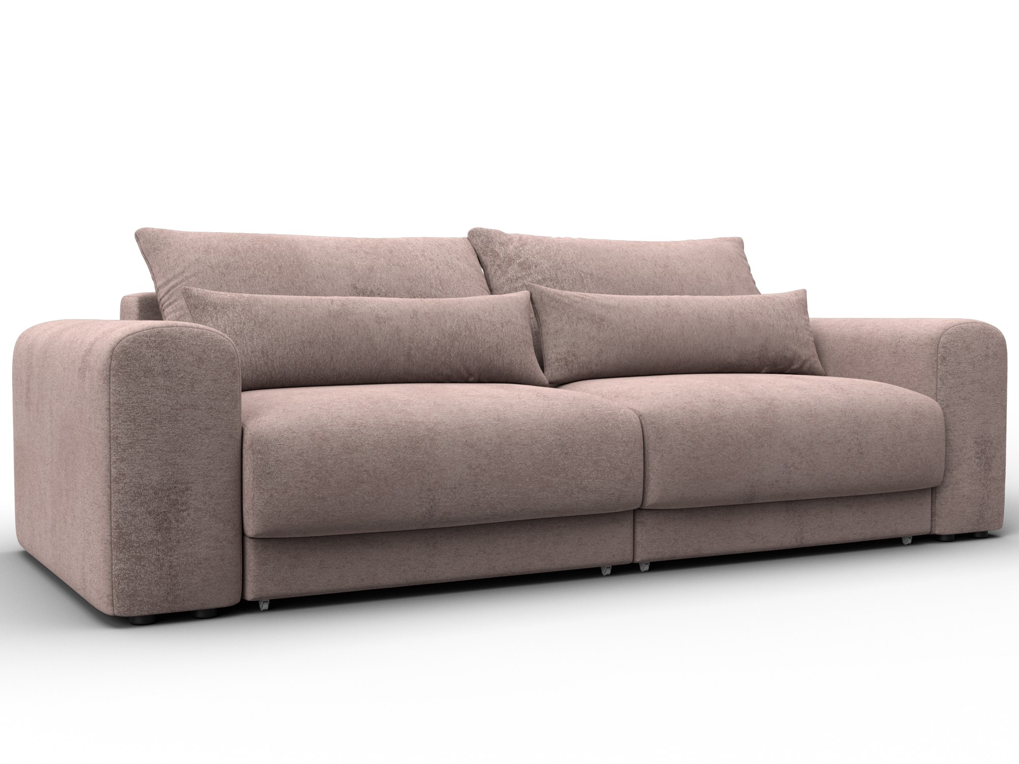 Диван прямой Лига-056 НПБ (tower 05 бежевый)