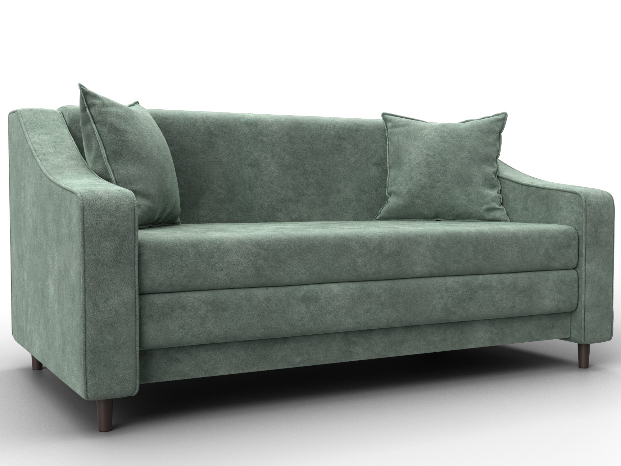 Диван прямой Лига-071 (brut 08 зеленый)