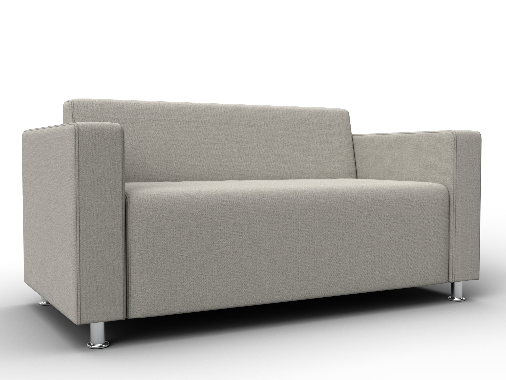 Диван прямой Лига-093 ВН (амур 02 бежевый)