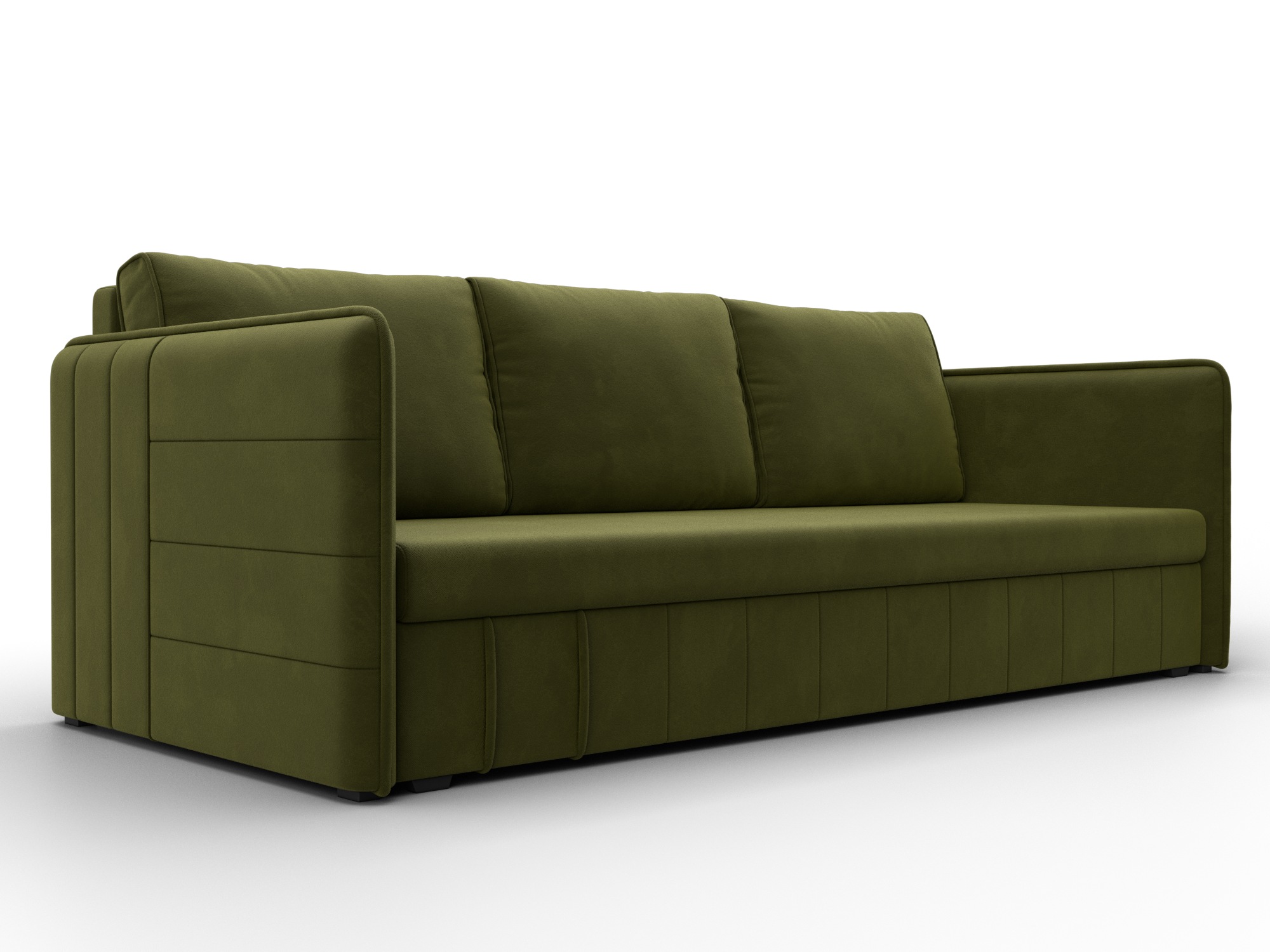 Диван прямой Слим (зеленый)