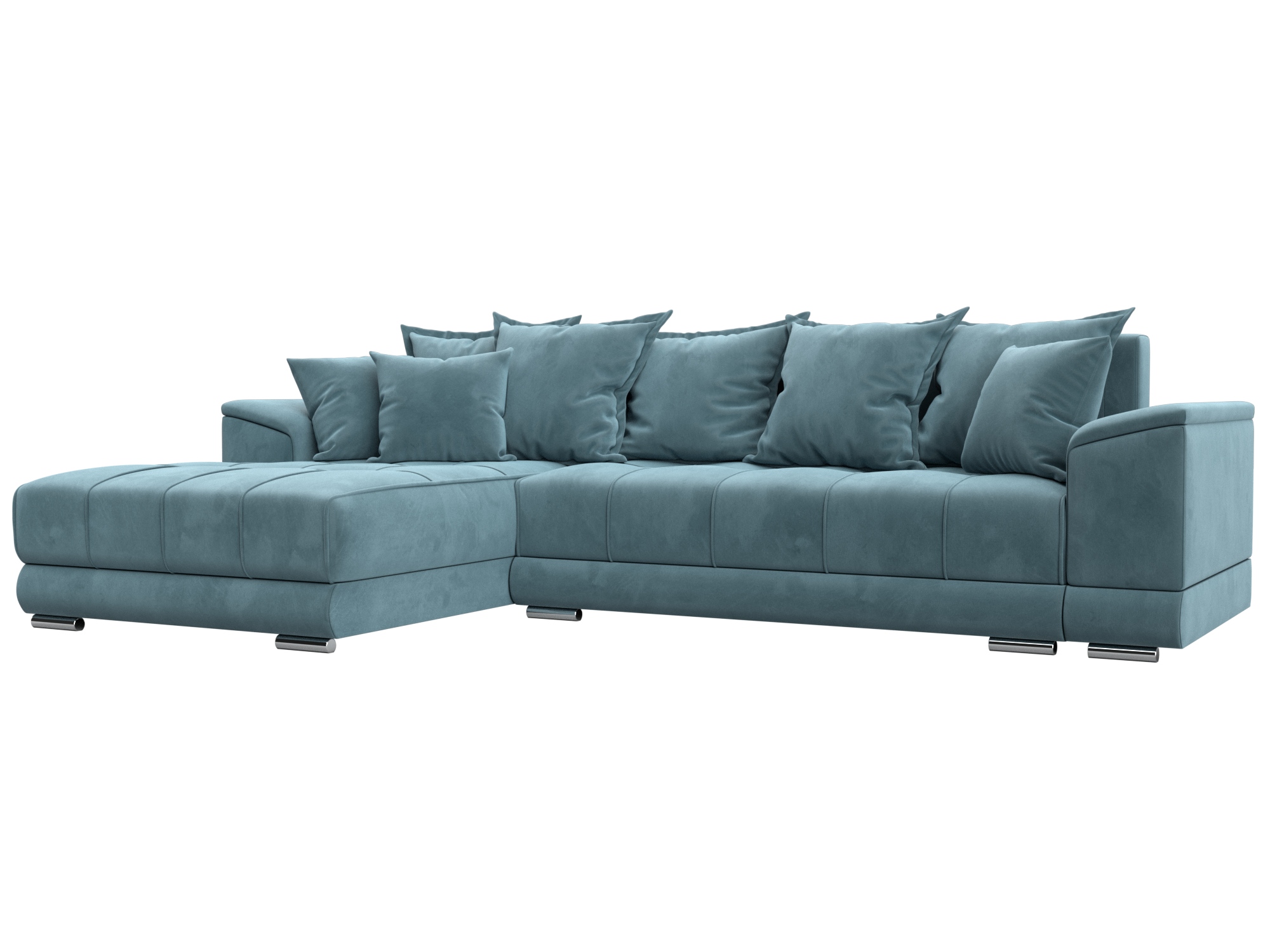 Диван угловой НордСтар левый угол (бирюзовый) Диван угловой НордСтар левый угол (бирюзовый)