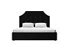Интерьерная кровать Кантри 180 (черный)