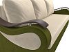 Прямой диван Меркурий Лайт (бежевый\зеленый)
