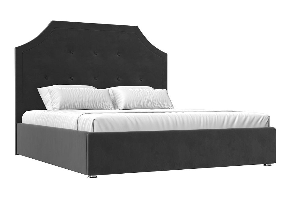 Интерьерная кровать Кантри 160 (серый цвет)