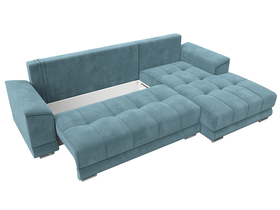 Диван угловой НордСтар правый угол (бирюзовый)