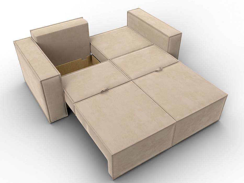 Диван прямой Куба мини (бежевый) Диван прямой Куба мини (бежевый)