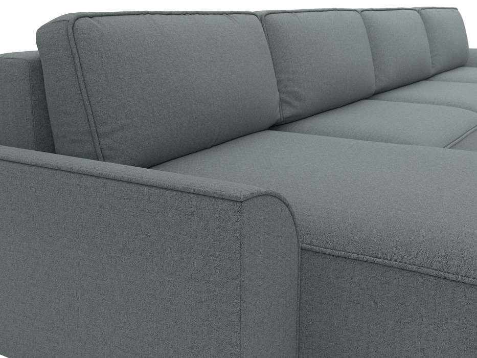 Диван П-образный Лига-048 НПБ лонг (амур 07 серый) Диван П-образный Лига-048 НПБ лонг (амур 07 серый)