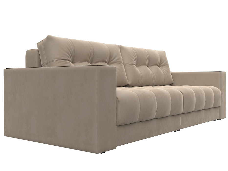 Диван прямой с декором Лига-049 НПБ (seven 729 бежевый) Диван прямой с декором Лига-049 НПБ (seven 729 бежевый)