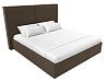 Интерьерная кровать Аура 160 (коричневый)