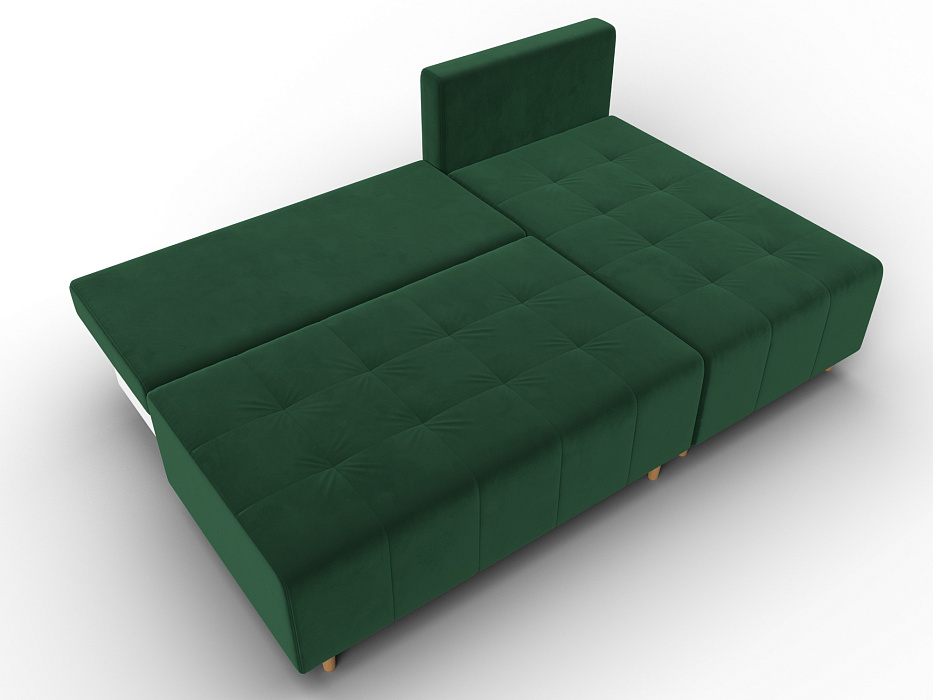 Диван угловой Лига-102 угол универсальный (seven 626 зеленый)