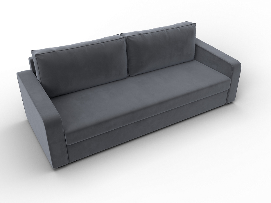 Диван прямой Лига-009 (серый)