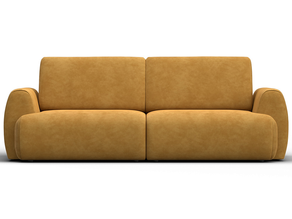 Диван прямой Лига-115 НПБ (brut 10 желтый)