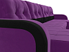 П-образный диван Марсель (фиолетовый\черный цвет)